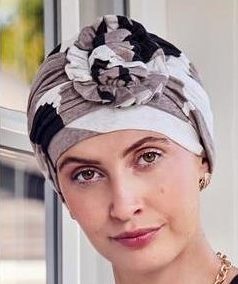 LOTUS TURBAN PRINTED LINE 0525