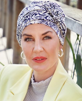 LOTUS TURBAN PRINTED LINE 0913
