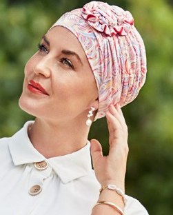 LOTUS TURBAN PRINTED bambu 0912