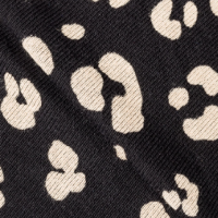 black taupe print